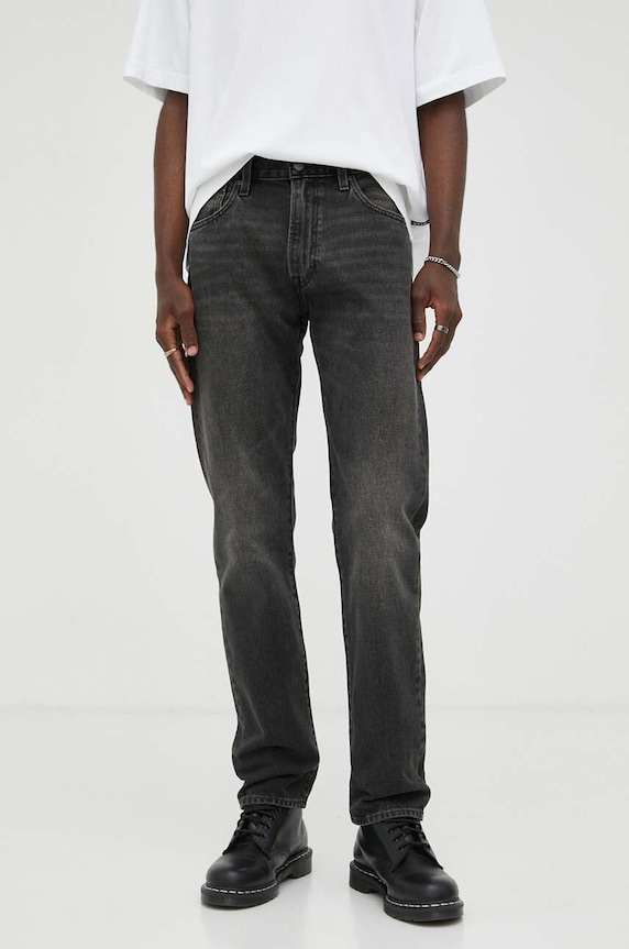 Levi's jeansy 551Z AUTHENTIC STRAIGHT czarny 24767.0062