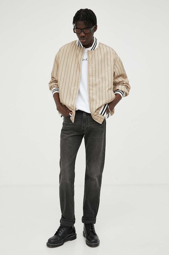 Levi's jeansy 551Z AUTHENTIC STRAIGHT 24767.0062 czarny AW23