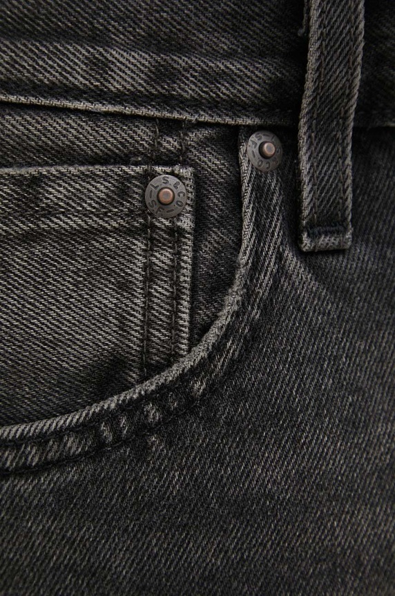 Levi's jeansy 551Z AUTHENTIC STRAIGHT czarny 24767.0062