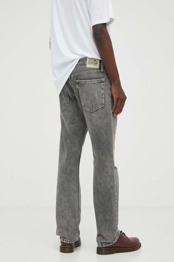 Odzież Levi's jeansy SILVERTAB STRAIGHT A3666.0010 szary