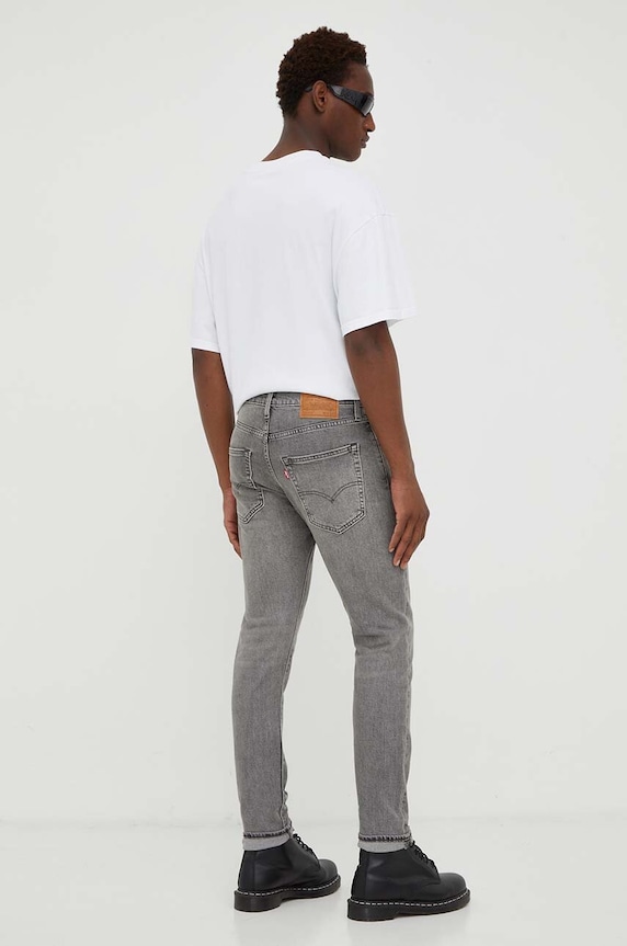 Levi's jeansy 512 SLIM TAPER szary 28833.1207
