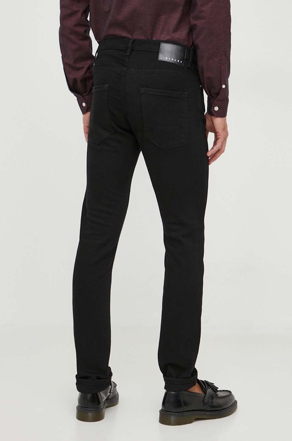 Ρούχα Τζιν παντελόνι Sisley 4FRTSE01W.800 μαύρο