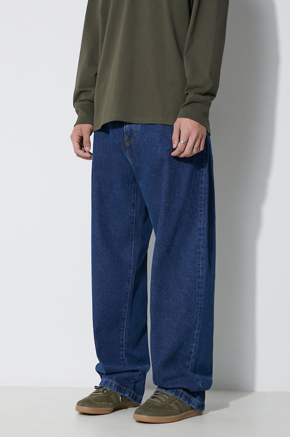 Джинси Carhartt WIP темно-синій I030468.0106