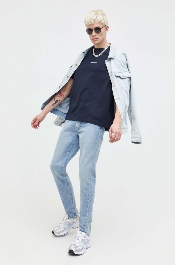Abercrombie & Fitch jeansy KI131.2032.280 niebieski AW23