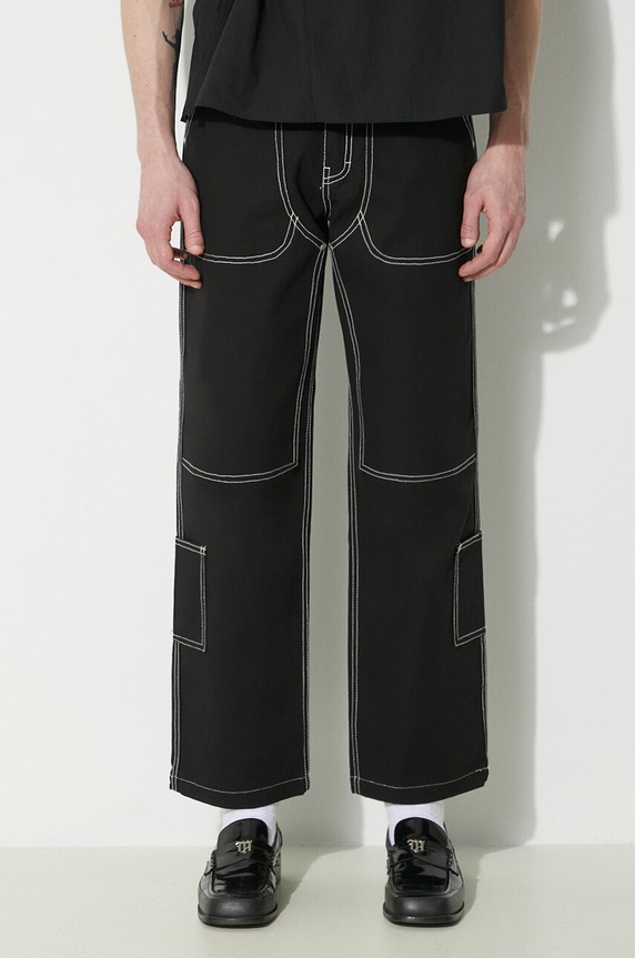 PLEASURES jeans Ultra Utility Pants black P23W031.BLACK