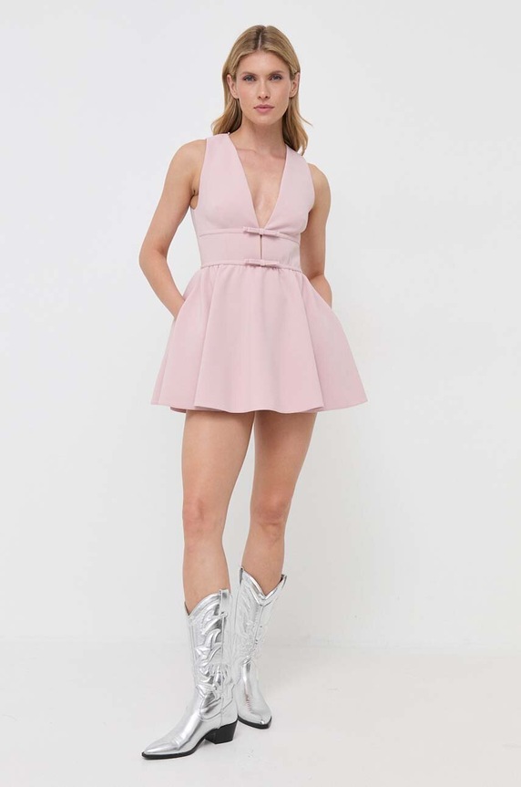 Red Valentino tuta elegante 3R3VEB855LB rosa AW23