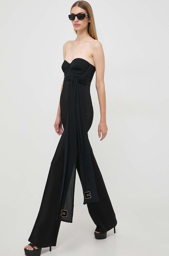 Elisabetta Franchi tuta elegante TU02337E2 nero AW23
