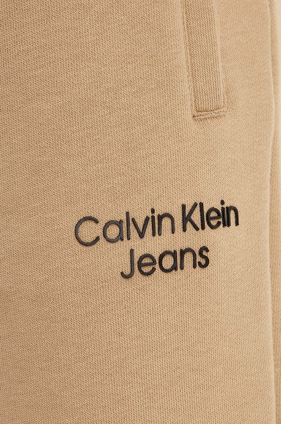 Παιδικό φούτερ Calvin Klein Jeans μπεζ IB0IB01282.9BYX