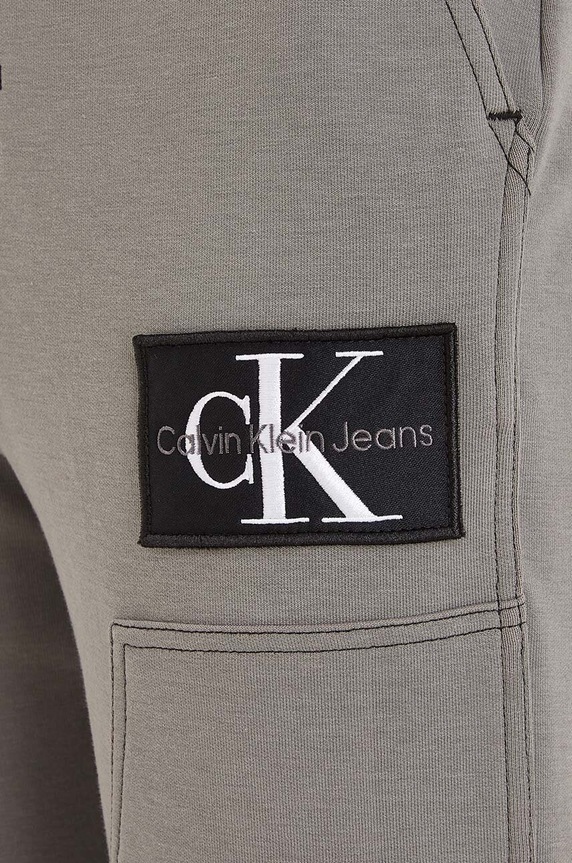 Παιδικό φούτερ Calvin Klein Jeans γκρί IB0IB01769.9BYX