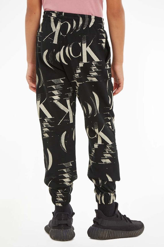 Παιδικό βαμβακερό παντελόνι Calvin Klein Jeans IB0IB01894.9BYX