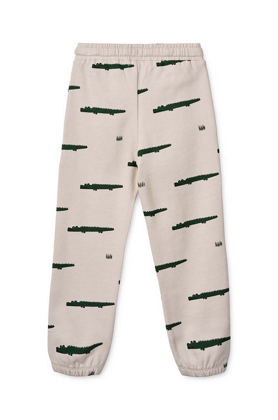 Băieți Liewood pantaloni de trening din bumbac pentru copii LW15046 bej