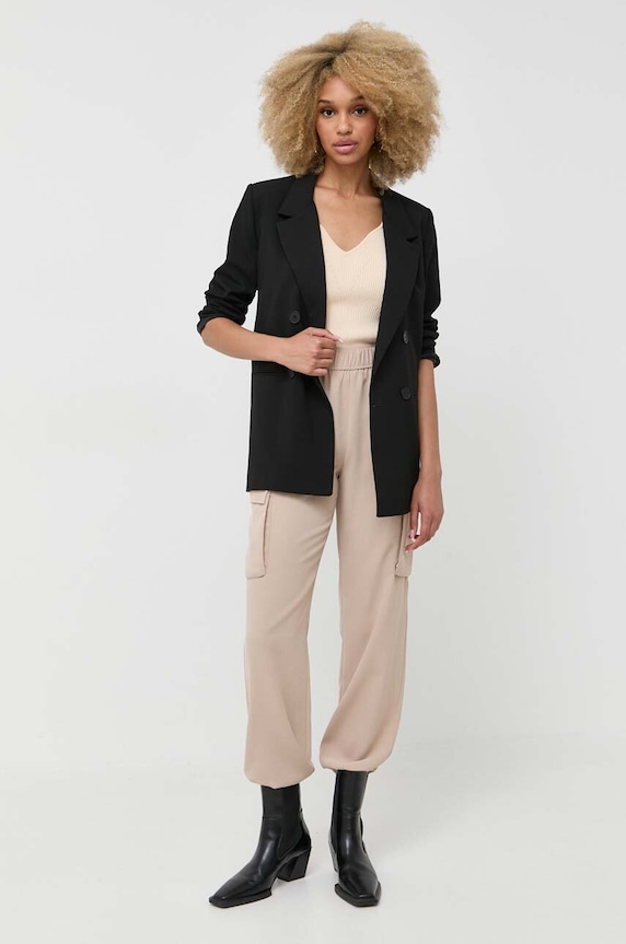 Брюки Notes du Nord Gilli 13266 бежевый AW23