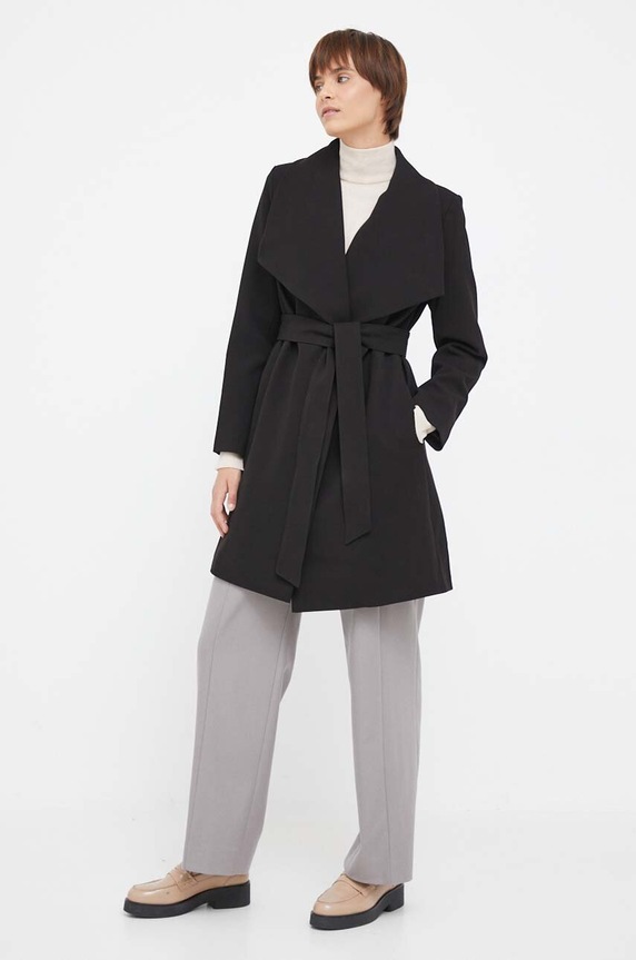 Calvin Klein spodnie wełniane K20K205676 szary AW23