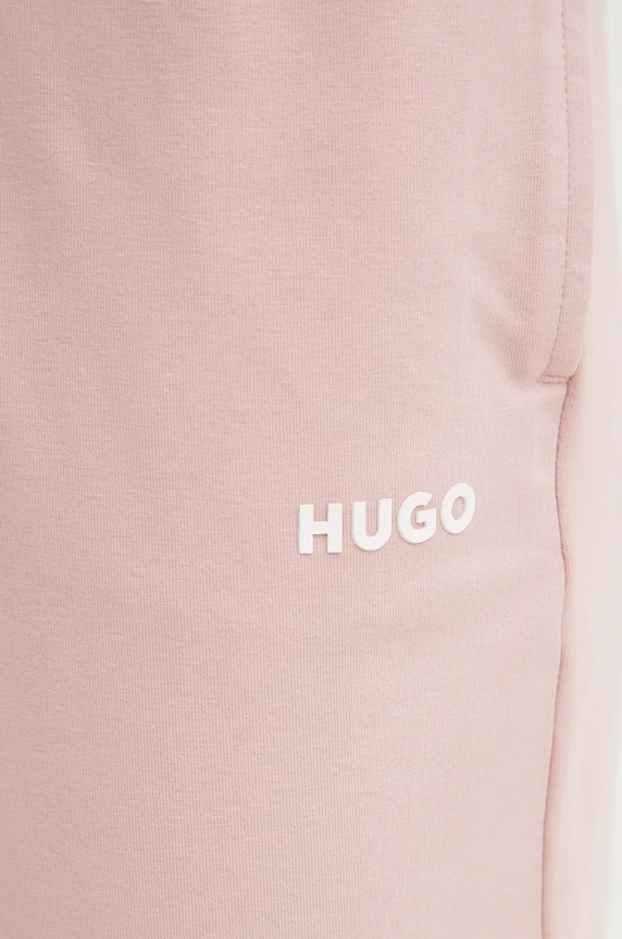 Nohavice HUGO SHUFFLE_PANTS ružová 50490578