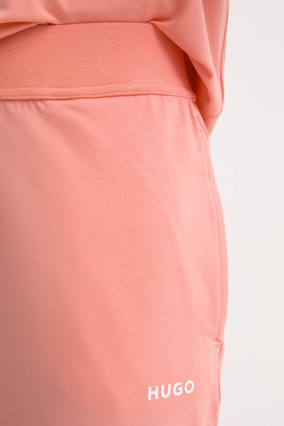 Nohavice HUGO SHUFFLE_PANTS oranžová 50490578