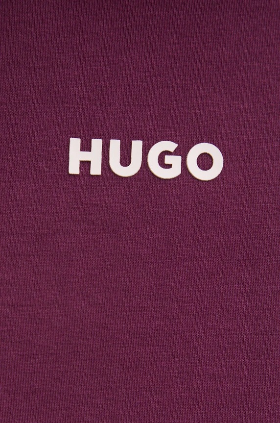 Hlače lounge HUGO SHUFFLE_PANTS 50490578 vijolična