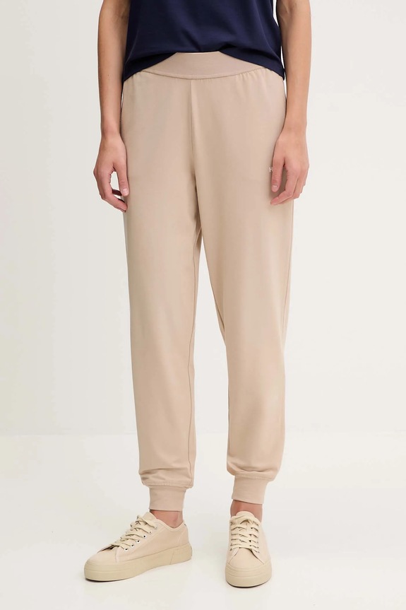 HUGO pantaloni de lounge SHUFFLE_PANTS tricotaj bej 50490578
