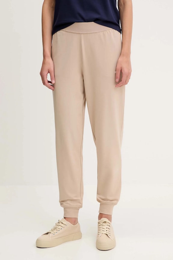 HUGO pantaloni de lounge SHUFFLE_PANTS tricotaj bej 50490578