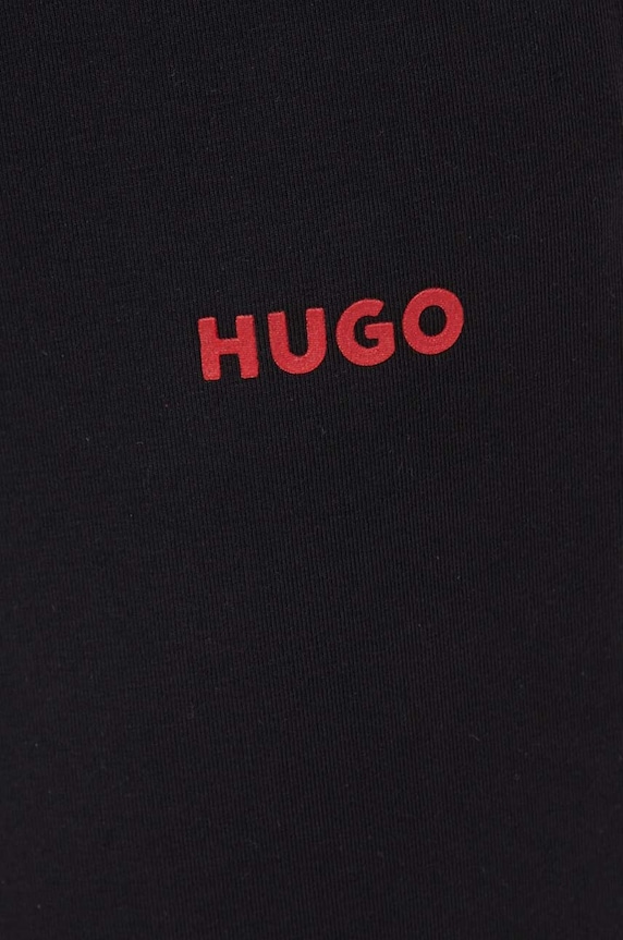 HUGO nadrág otthoni viseletre fekete 50490578