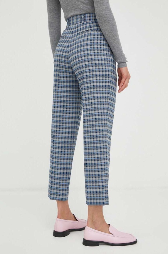 Oblečení Vlněné kalhoty PS Paul Smith W2R.207T.L31069 šedá