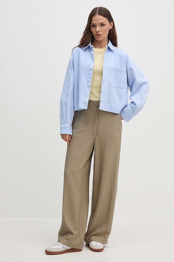 Dkny spodnie P3EKTS98 zielony AW24