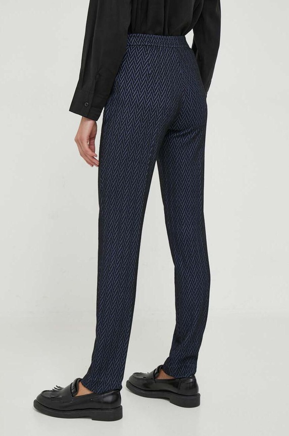 Oblečenie Nohavice s prímesou vlny Emporio Armani 6R2P8F.2JGLZ tmavomodrá