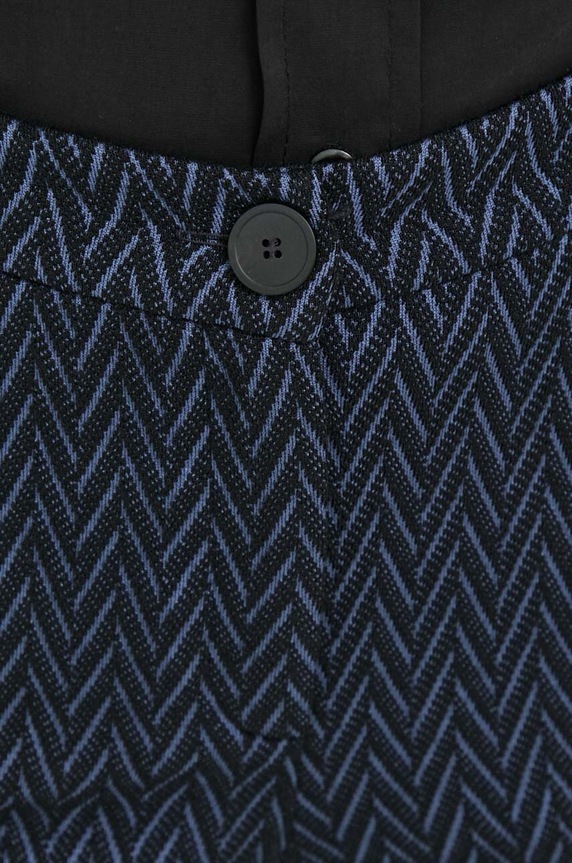 Nohavice s prímesou vlny Emporio Armani tmavomodrá 6R2P8F.2JGLZ