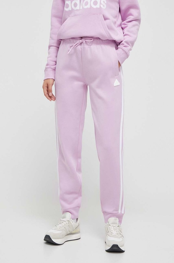 adidas spodnie dresowe dzianina różowy IM2546