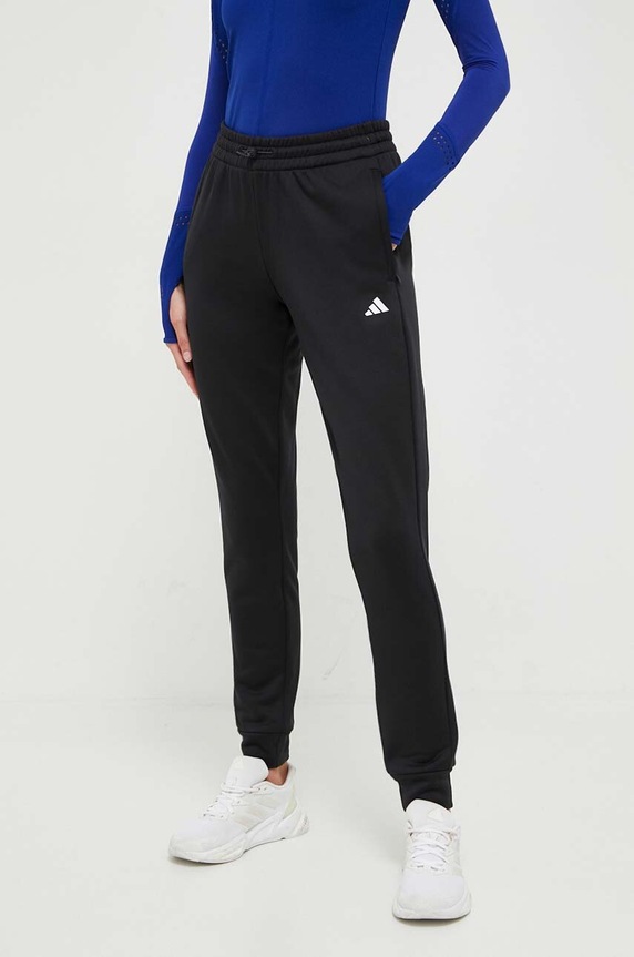 Тренировочные брюки adidas Performance Game and Go трикотаж чёрный IM2678