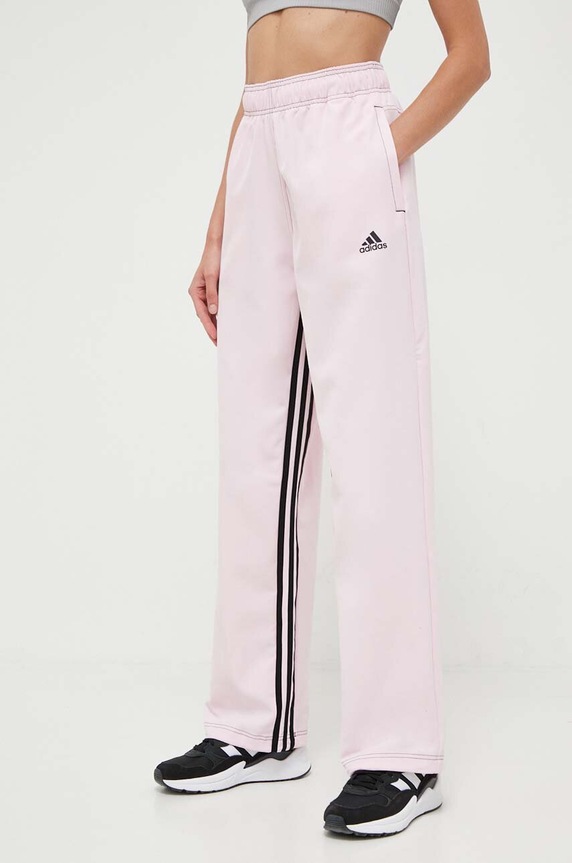adidas melegítőnadrág elasztánnal rózsaszín IM4978