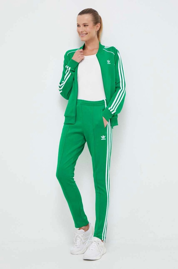Tepláky adidas Originals Adicolor Classics SST IK6601 zelená AW23