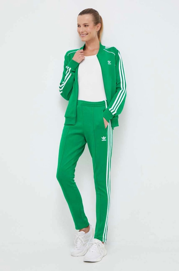 Tepláky adidas Originals Adicolor Classics SST IK6601 zelená AW23