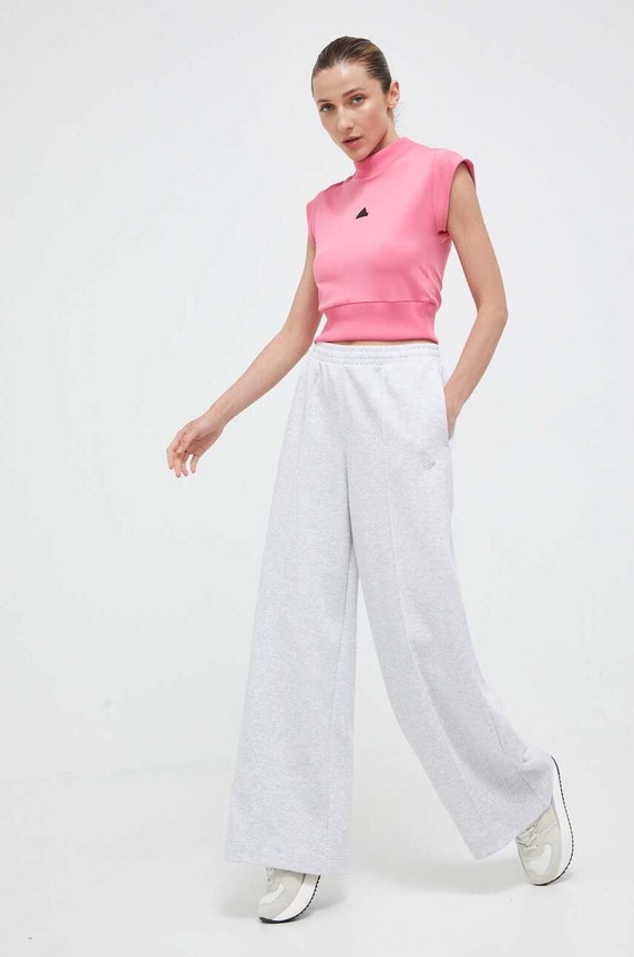 adidas Originals melegítőnadrág melanzs szürke IL0849