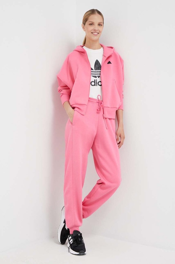 adidas spodnie dresowe IM0334 różowy AW23