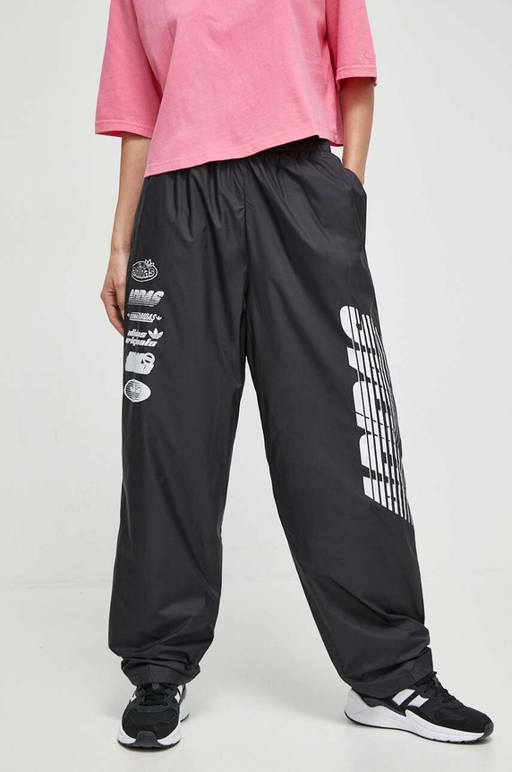 Tepláky adidas Originals látka čierna II5626