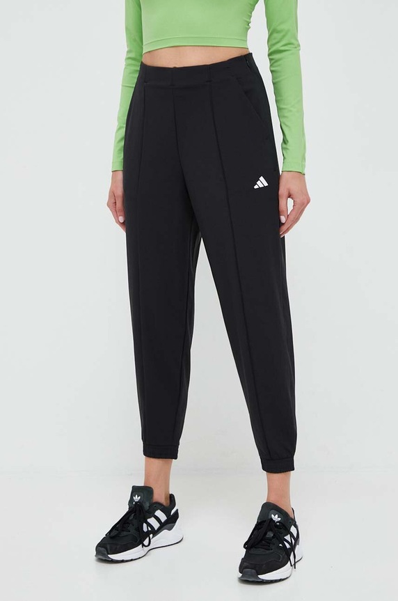 Панталон за трениране adidas Performance Train Essentials текстил черен IJ5923