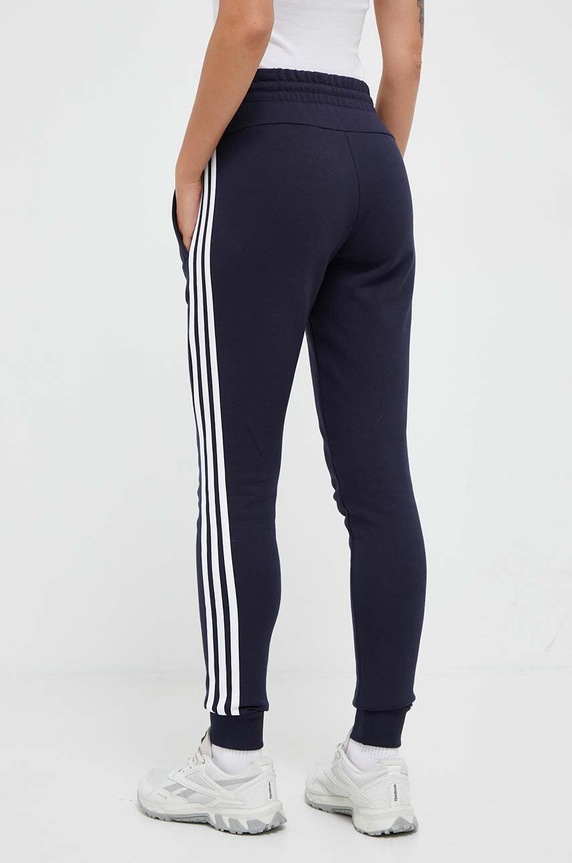 Дрехи Памучен спортен панталон adidas IC9923 тъмносин