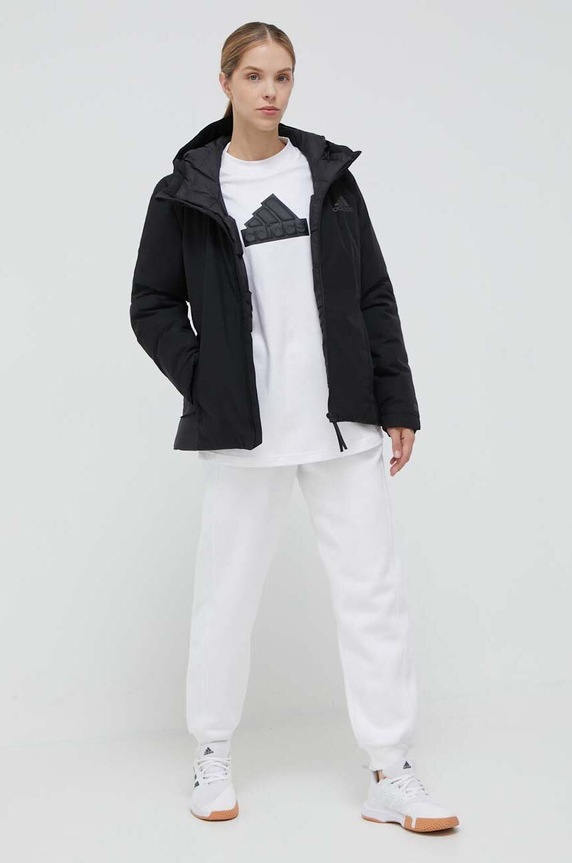 Spodnji del trenirke adidas HK0440 bela AW23