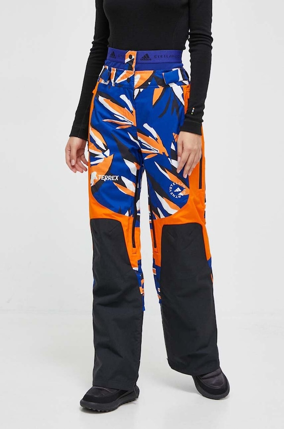 Turistické nohavice adidas by Stella McCartney x TERREX True Nature látka tmavomodrá HY4505