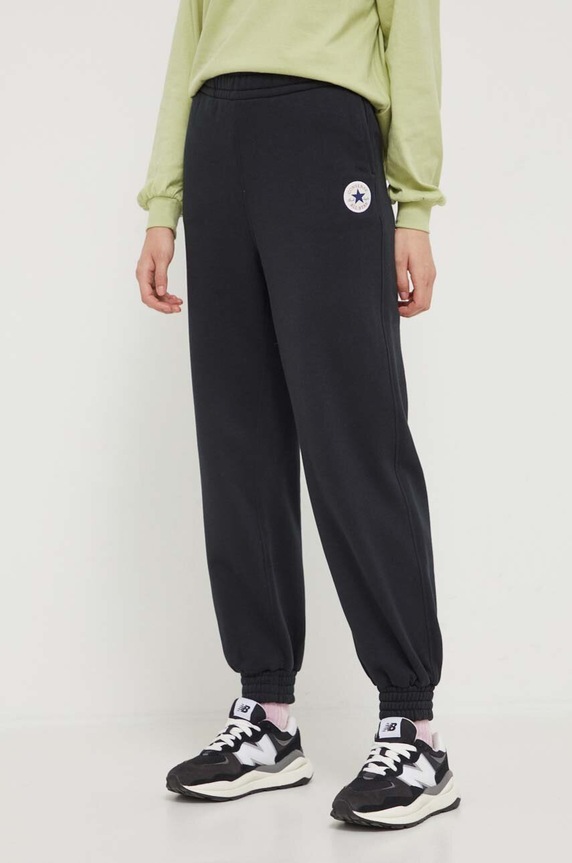Converse spodnie dresowe dzianina czarny 10025889.A01