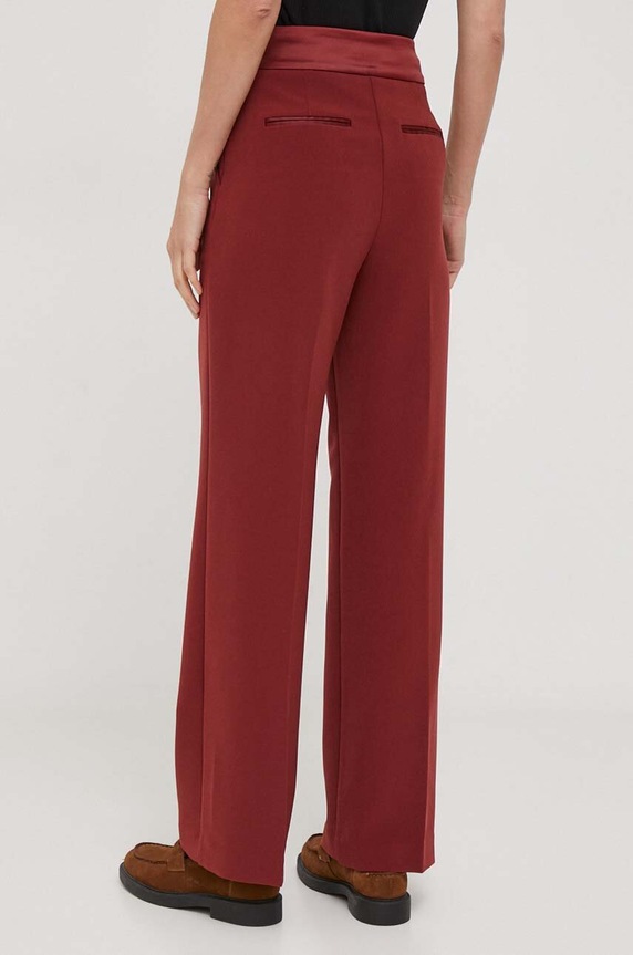 Oblečenie Nohavice United Colors of Benetton 4LUVDF059.1G2 burgundské