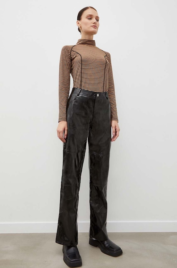 Résumé pantaloni drept negru 19161047