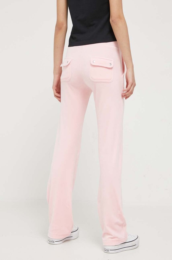 Odzież Juicy Couture spodnie dresowe Del Ray JCAP180.121 różowy