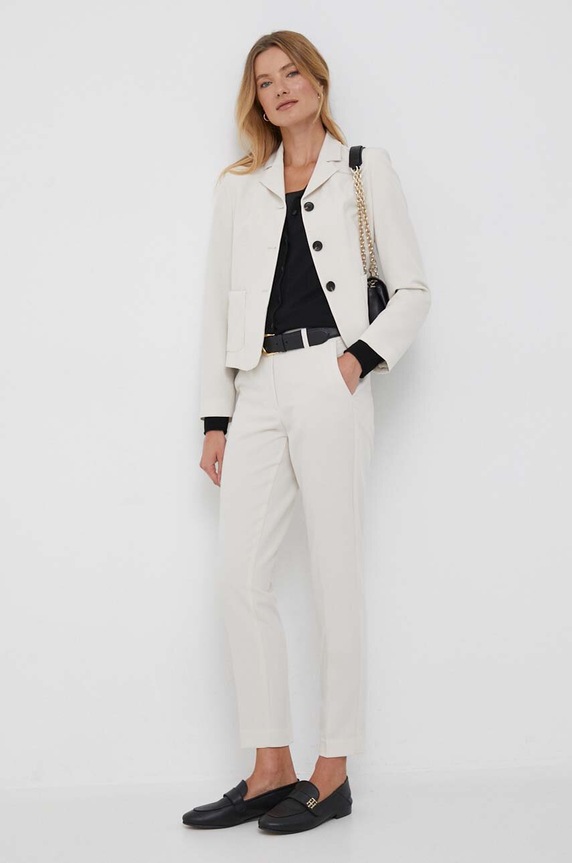 Kalhoty Sisley 4KVX55AE7.0L8. béžová AW23