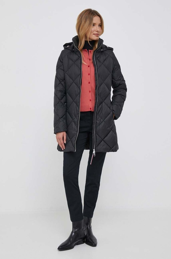 Sisley spodnie 4BYW55AH6.100.. czarny SS25
