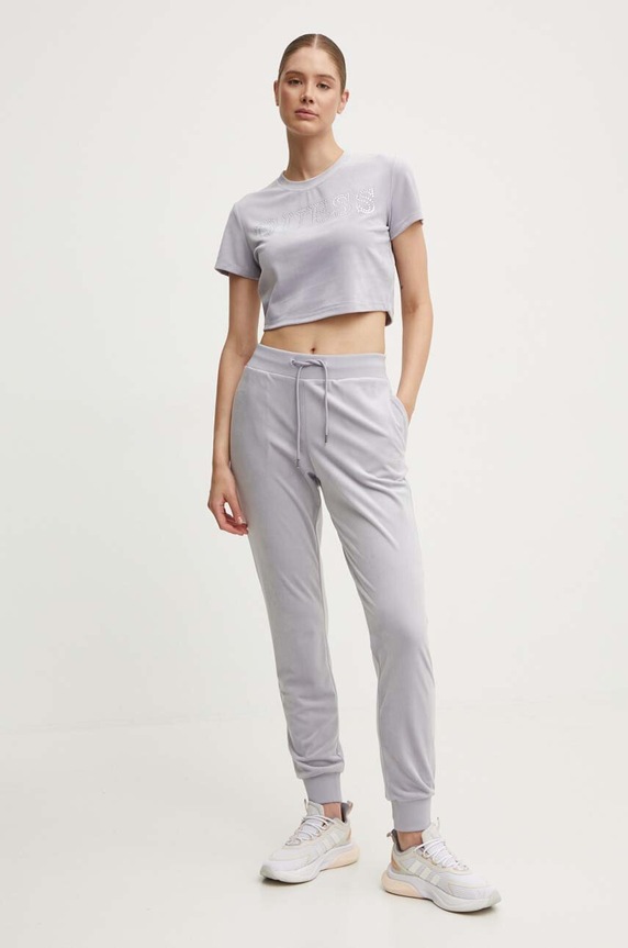 Tepláky Guess V3BB27.KBXI2 fialová SS25