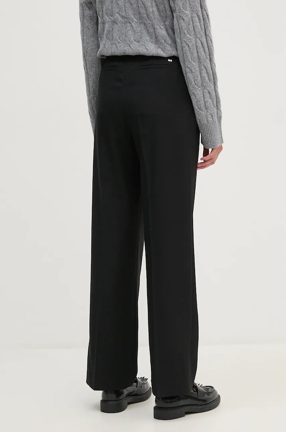 Odjeća Hlače Tommy Hilfiger WW0WW39725 crna