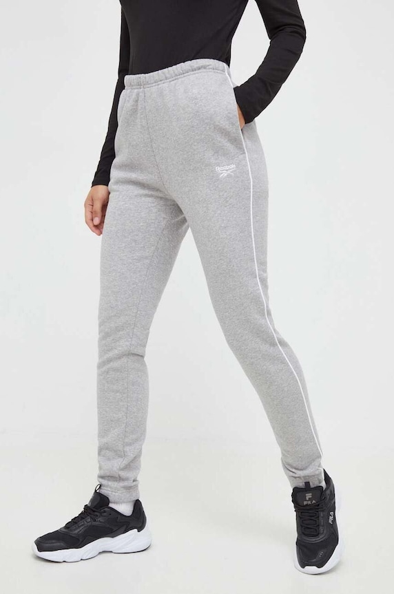 Tepláky Reebok směs šedá 100034717