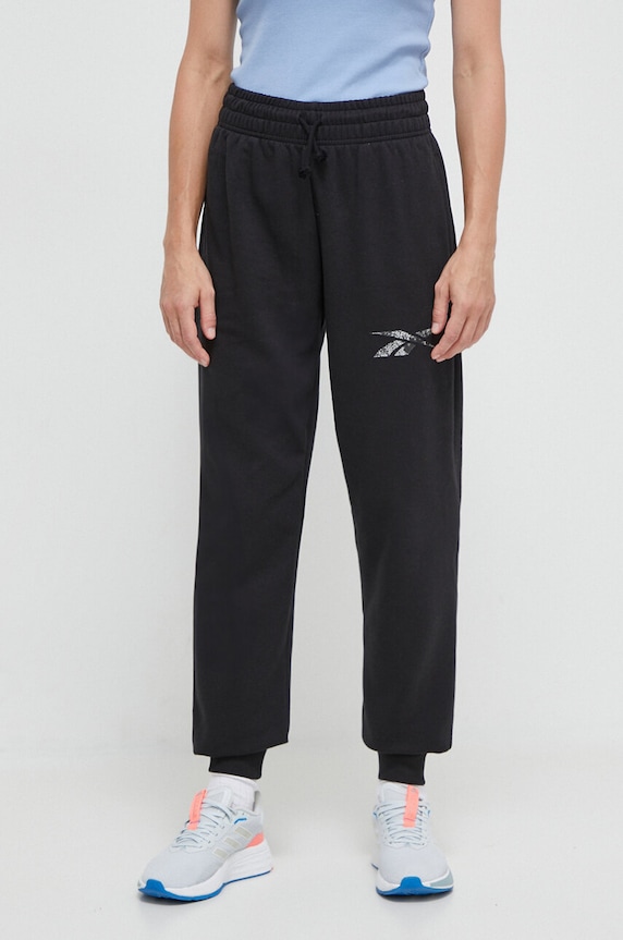 Tepláky Reebok MODERN SAFARI pletenina čierna 100034759