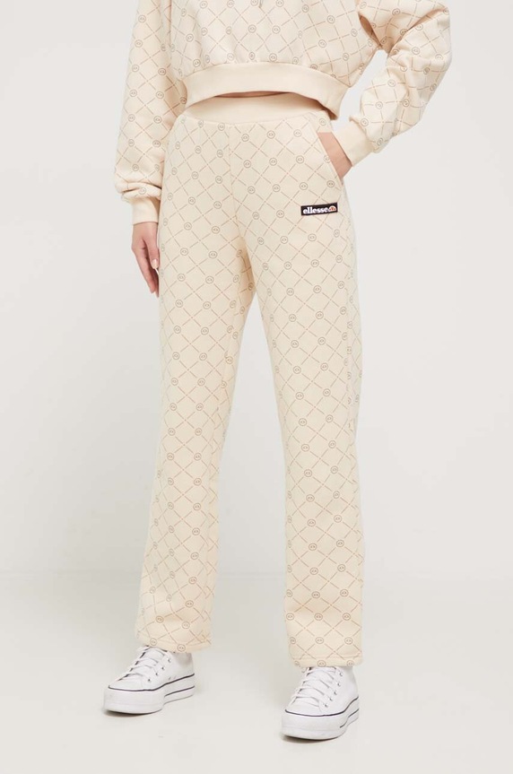 Ellesse melegítőnadrág mintás bézs SGP15945